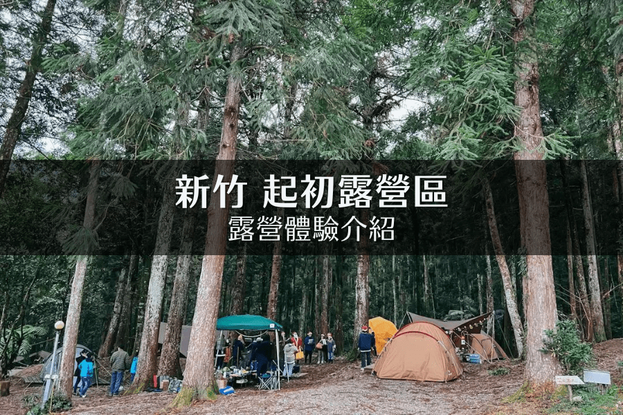 新竹尖石｜起初露營區｜遊走山林間，與廣闊杉林相伴入眠